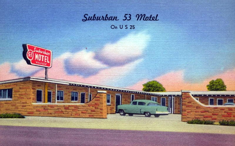 Suburban 53 - Vintage Postcard (newer photo)
